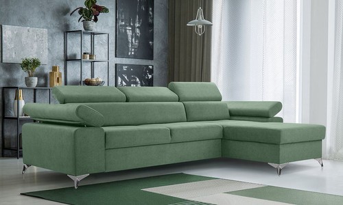 Shaped corner sofa - l-shaped, bed