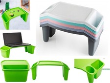 Children Kids Lap Desk With Pocket Tray Multipurpose Activity Table Laptop Slots
