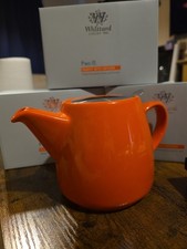 Whittard Of Chelsea Orange  Teapot With Infuser Holds Approx 1 3/4 Pints