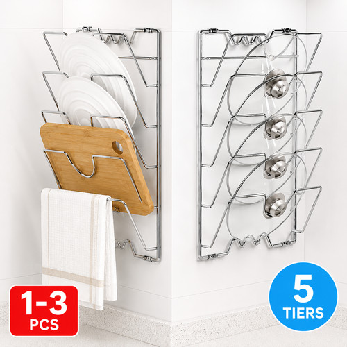 Tiers pot lid holder - pot,