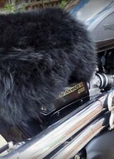 Eco Tanned Sheepskin Motorcycle Seat Cover Pet Pad Bedding Multi Purpose Genuine