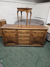 Solid oak large sideboard - solid,
