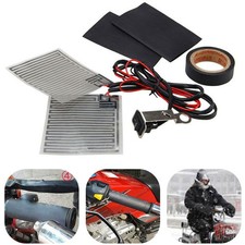 Motorcycle Handlebar Heater Heated Grips Hand Pads For Motor 2Pcs Bike Warmer