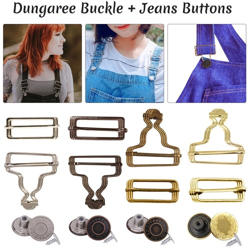 Dungaree buckles with jeans - dungaree,