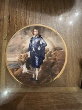 Vintage Staffordshire Fine Bone China Plate Gainsborough "The Blue BOY" Finsbury