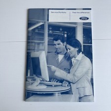 Ford Fiesta ST Service Book