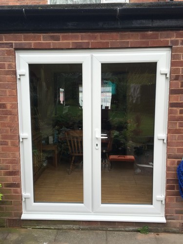 French doors patio back - patio,