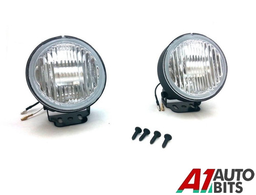 55w white front spot - 2x,