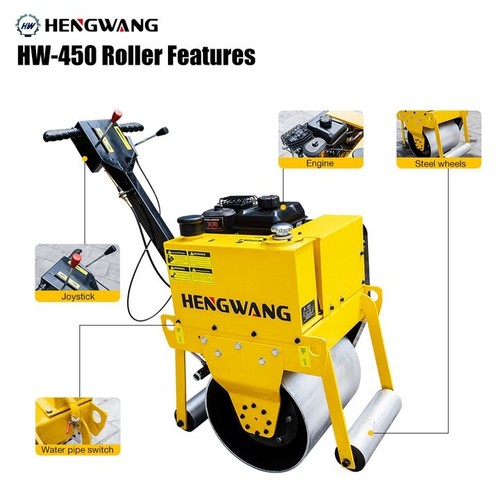 Fuel powered road - road, roller,lawn