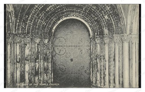 London temple church - london, door