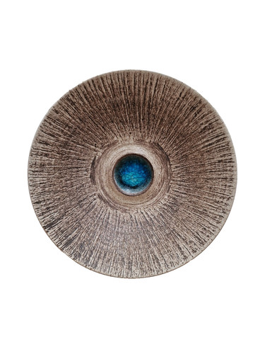 Purbeck pottery sgraffito bowl - sgraffito,