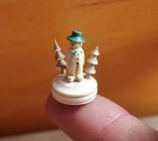 (RESERVED) Dolls House The Snowman 1:12 Christmas Ornement OOAK By PigeonOak 