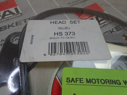 Fai head gasket set hs373 - fai,
