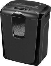 Fellowes M-8C Cross Cut Shredder Personal Paper Credit Card Document Destroyer