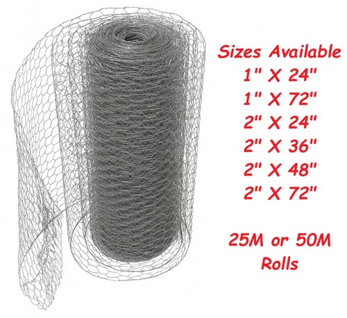 Galvanised chicken wire mesh - galvanised,