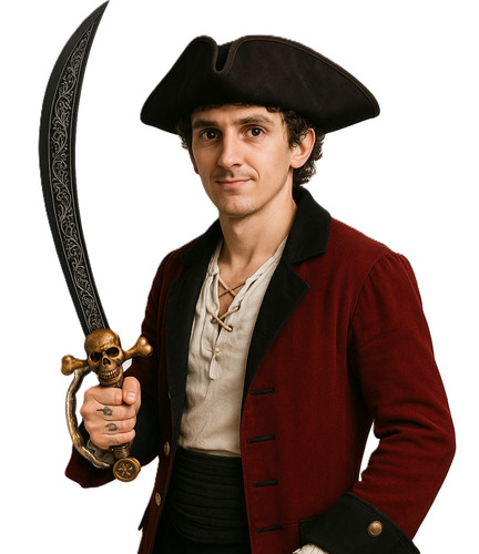 Pirate cutlass sword - sword, 66cm
