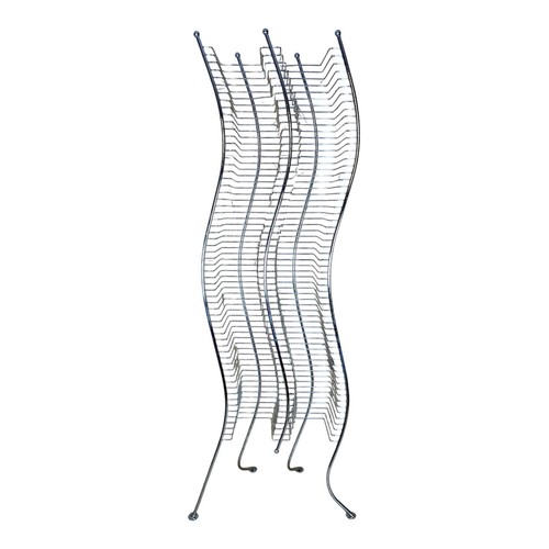 Vintage wavy curved silver - vintage,