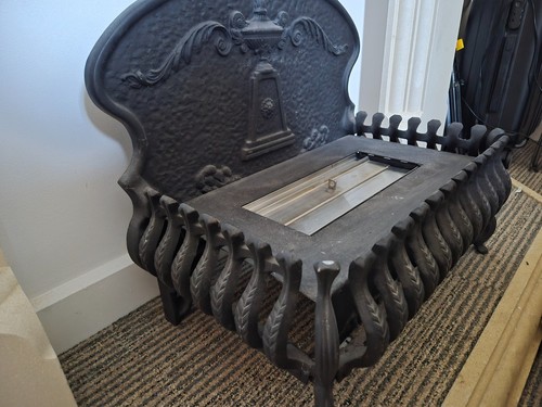 Cast iron bio ethanol fire - ethanol,