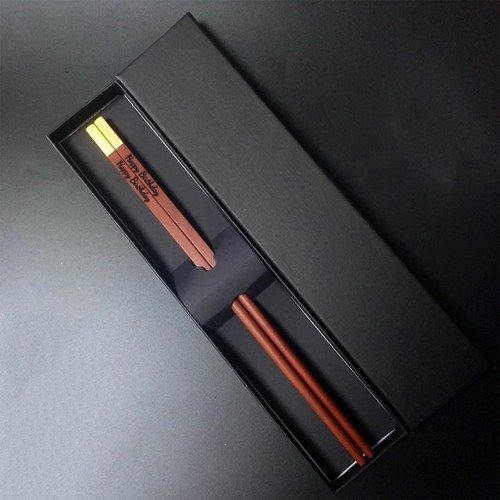 Personalised wooden chopsticks - personalised,