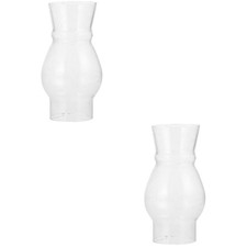 2 Pcs Chimney Glass Shade