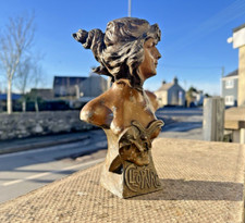 FRENCH ART NOUVEAU BRONZED