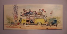 VW CAMPER VAN LARGE CARTOON