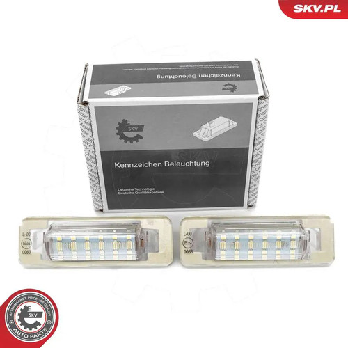 License plate lamp left - lamp, led