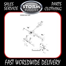 HAMMERHEAD GT80 MIDI BUGGY WOODRUFF KEY. Compatible with Quadzilla