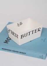 Emma Bridgewater Toast & Marmalade Large Butter Dish 1/2lb Of Best Butter No Lid