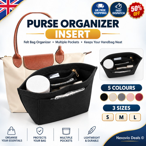 Felt purse organizer - purse, insert