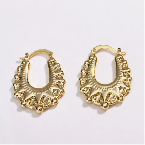 Gypsy style creole - style, earrings