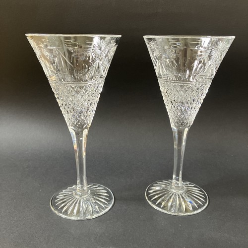 Pair stuart crystal - pair, of