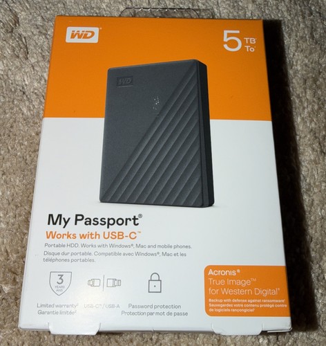 5tb passport portable - 5tb,