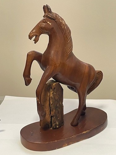 Vintage hand carved wooden - vintage,