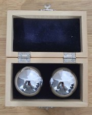 CHIMING BOADING BALLS IN A WOODEN BOX