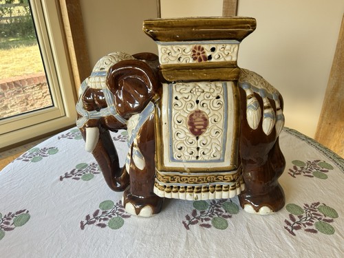 Victorian elephant plant stand - victorian,