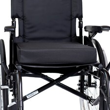 Wheelchair Canvas Cushion Orthopaedic Support Prevents Pressure Sores Black