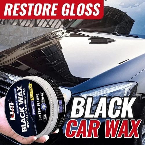 Black car wax professional - black,