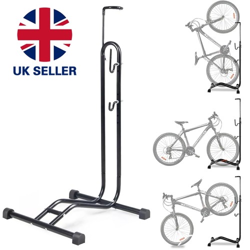 Upright bike stand - upright, adjustable