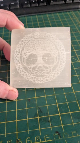Selenite charging plate - selenite,