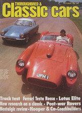 Classic Cars 10/1982 featuring