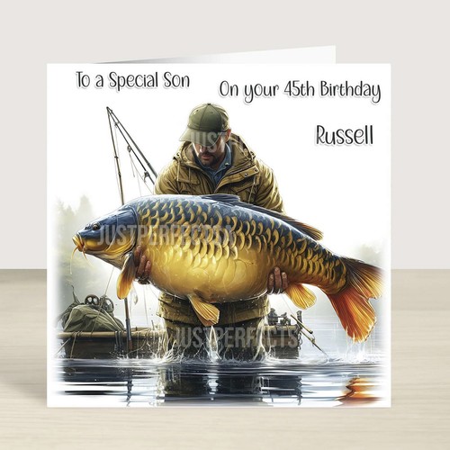 Personalised mirror carp - personalised, carp"