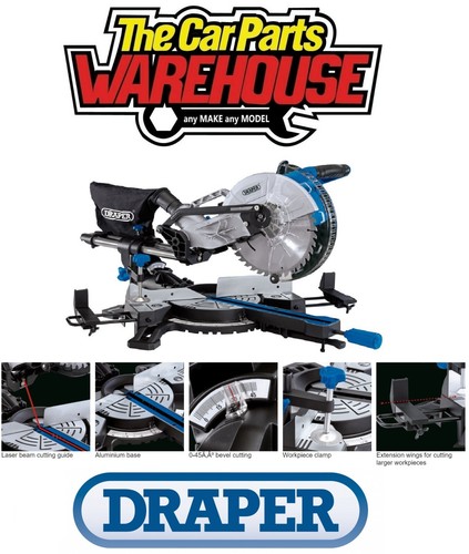 Draper 90170 255mm sliding - draper,