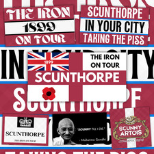 Scunthorpe Inspired FAN Football ULTRA Stickers X25