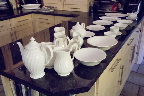 Fine dining wedding - fine, crockery