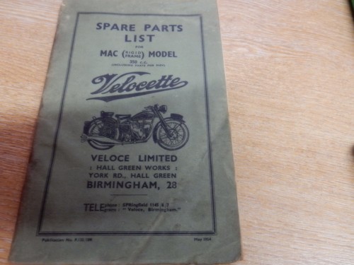 Velocette mac rigid frame - mac,