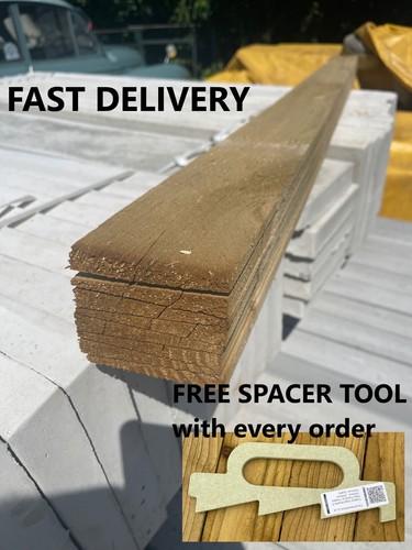 Feather edge boards - edge,