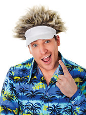 Golfer Novelty Hat & Hair Mens