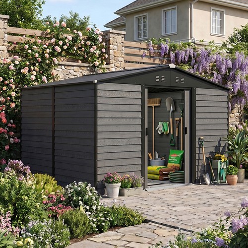 Garden shed metal apex - 10,