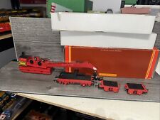 HORNBY OO GAUGE R739 75 TON BR RED OPERATING BREAKDOWN CRANE SET BOXED